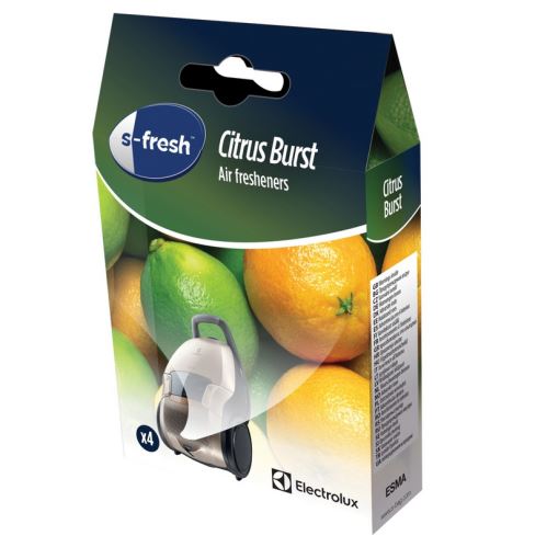 Osvěžovač vzduchu ESMA s-fresh™  citrus do vysavače, 4ks