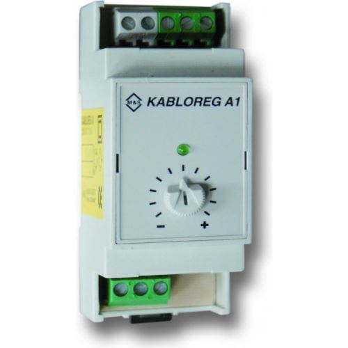 Termostat M&S KABLOREG A1, jednokanálový termostat na DIN s odd. čidlem -20°... 70°C