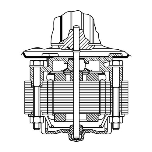 Ikea náhradní díl 3570744049 tangenciální ventilátor trouby - 400 V