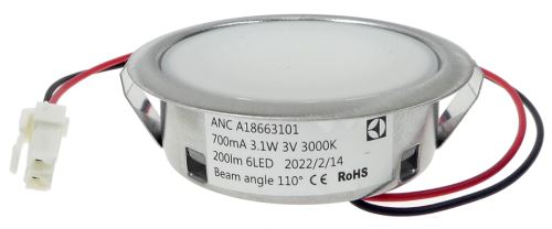 Aeg Electrolux Zanussi náhradní díl 140186631010 LED osvětlení digestoře