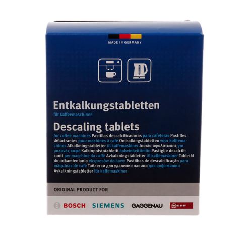 Bosch Siemens 00311893 odvápňovací tablety do kávovarů a rychlovarných konvic - sada 12s