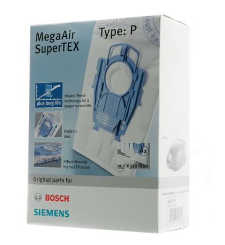 Vrecká do vysávača Bosch Siemens 00468264 - 4ks + 1 hygienický mikrofilter