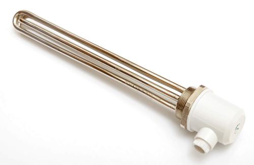 těleso topné 4500 W, 230 V, L=340 mm niklované, palcový závit G 1 1/2” (G 6/4")