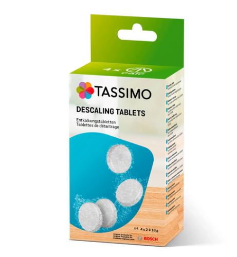 Bosch Siemens 00311909 tablety na odstraňovanie vodného kameňa pre kávovar Tassimo - sada 4 ks
