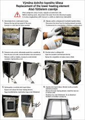 Mora Gorenje 839585 originální dolní topné těleso trouby s krycím plechem (1)