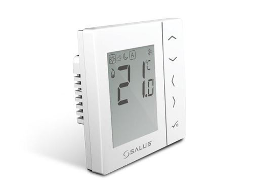 Salus VS35W digitálny denný termostat biely pod omietku