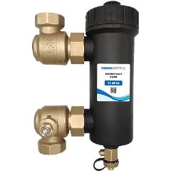 TC MF64 magnetický filter vykurovacieho systému 6/4", 12 000 Gauss, 10 bar, 120 °C, 1 000 ml