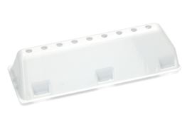 Ariston Indesit Hotpoint C00097565 originálne rebro lopatky bubna práčky 153 × 53 mm, 9 otvorov – 482000028220