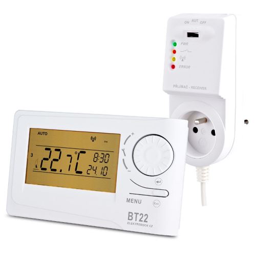 Bezdrôtový termostat BT22, ELEKTROBOCK