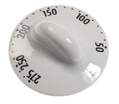 Knoflíkový termostat biely sporák Gorenje
