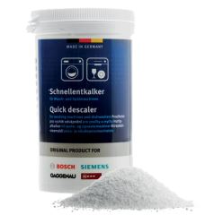 Bosch Siemens 00312340 odstraňovač vodného kameňa pre práčky a umývačky riadu 250 g, rýchly odstraňovač vodného kameňa na 1 použitie