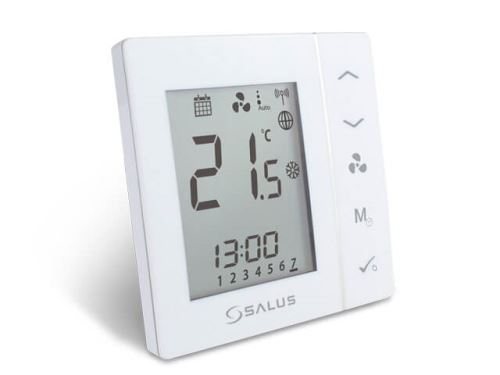 Bezdrôtový termostat Salus FC600 na ovládanie ventilátorov