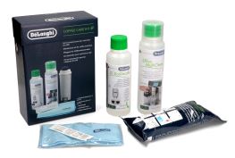 DeLonghi 5513283501 DLSC306 CoffeeCareKit sada pro údržbu a čištění kávovaru s filtrem EcoDecalk 200 ml a EcoMultiClean 250 ml