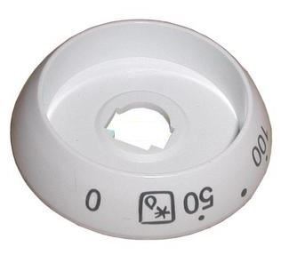 Krúžok gombíka termostatu, biely